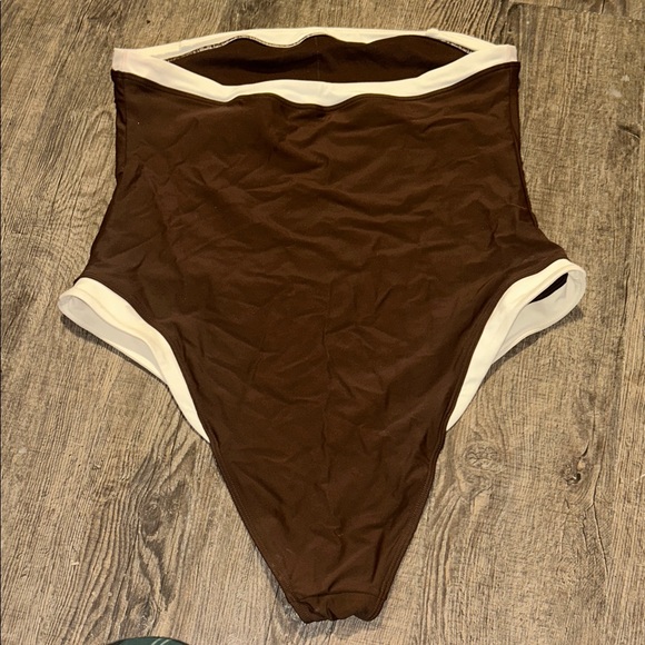 Abercrombie & Fitch Brown One-Piece Swimsuit - Picture 3 of 3